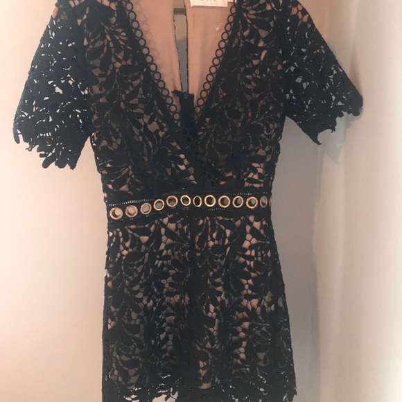 Black lace romper - Picture 7 of 9